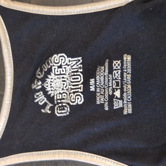 3/$20 Lola & Coco By La Senza Lounge Dress Black Silver All About Me Size Medium - Picture 10 of 13